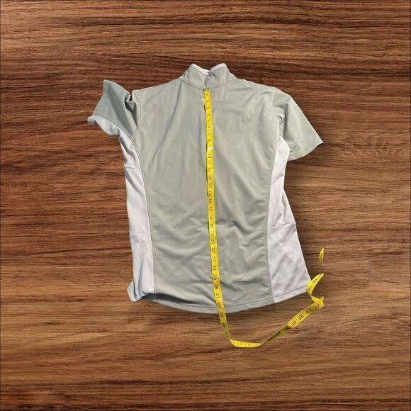 Mountain Hardwear Mens Gray Short Sleeve 1/4 Zip Cycling Athletic Jersey XL - Picture 10 of 16